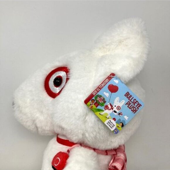 2023 Target Bullseye Plush w/ Pink Backpack NWT - Picture 2 of 11